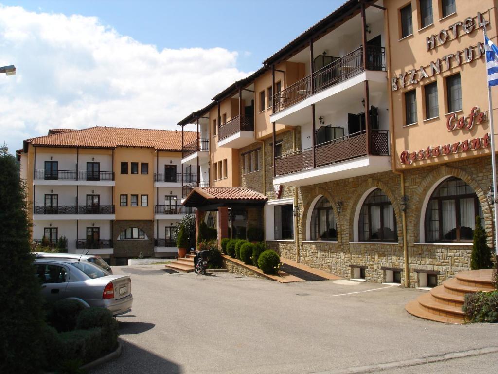 Byzantium Hotel Костур Екстериор снимка