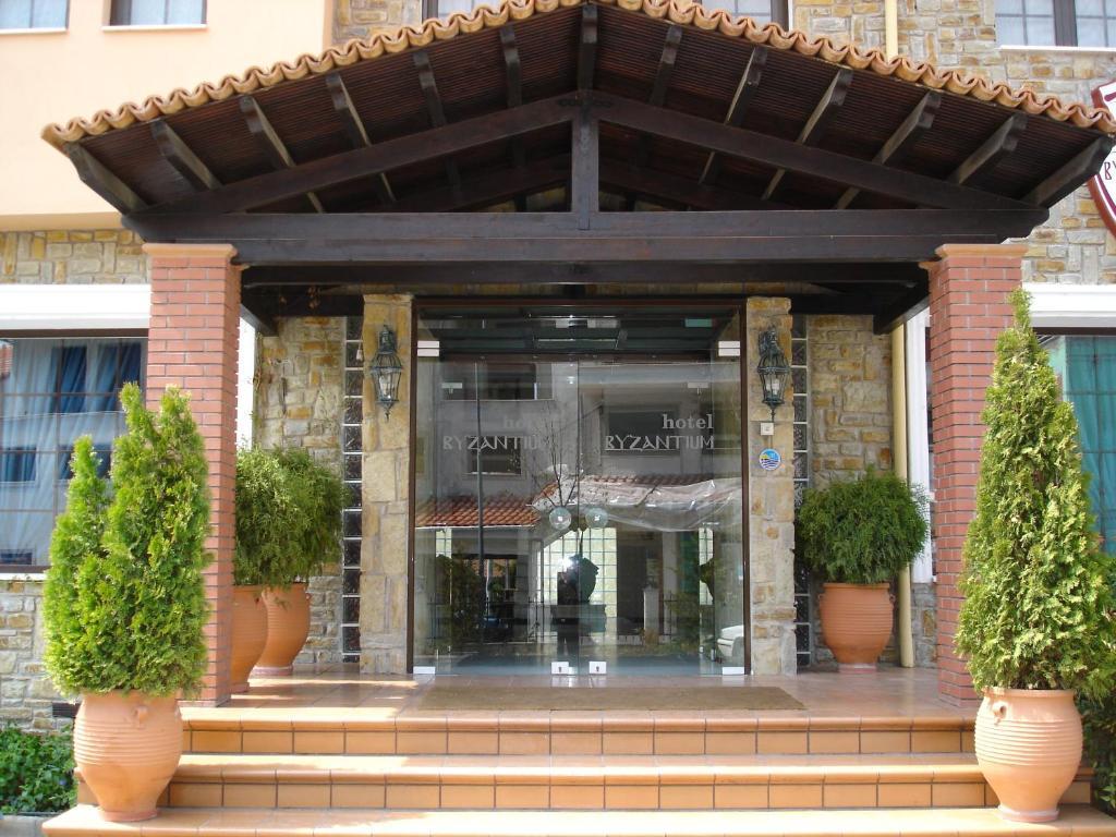 Byzantium Hotel Костур Екстериор снимка